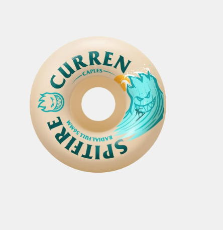 SPITFIRE FORMULA FOUR 99D BURN SQUAD RADIAL FULL WHEELS - CURREN CAPLES - 56mm