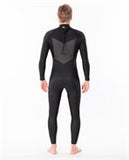 Rip Curl Dawn Patrol 3/2mm Back Zip Wetsuit Steamer - Black