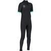 Vissla Boys 7 Seas 2/2mm S/S Steamer - Black/Silver