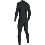 Vissla 7 Seas 4/3mm Back Zip Steamer - Black with Jade