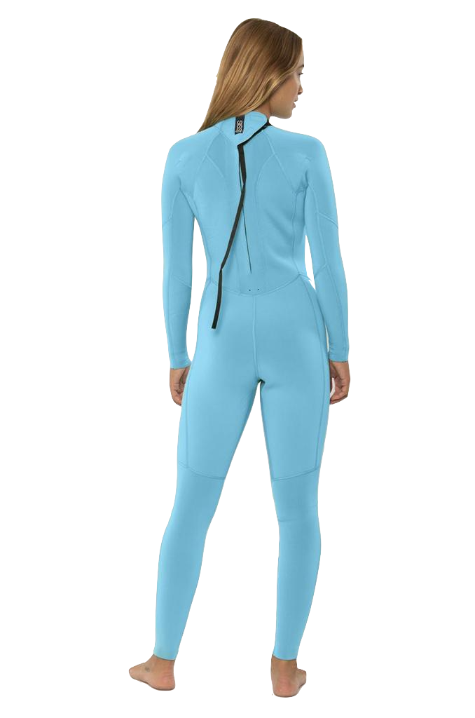 Sisstrevolution 7 Seas 4/3 mm Back Zip Steamer Blue