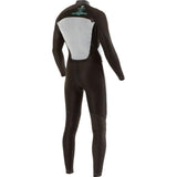 Vissla Mens 7 Seas 4/3mm Steamer - Black with Jade