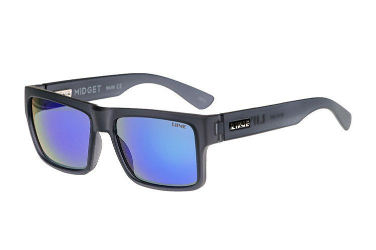 Liive Vision Midget Revo Sunglasses -  Matt Xtal Smoke