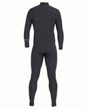 BILLABONG BOYS REVOLUTION 4/3 CHEST ZIP STEAMER - BLACK SANDS