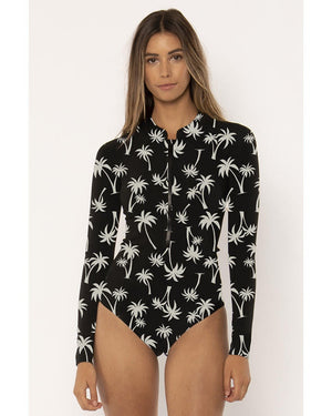 Sisstrevolution Pescadora Cheeky Long Sleeve Spring Suit- Black White