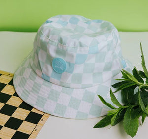 Plow Surf - MINT GREEN CHECKERED SURF HAT