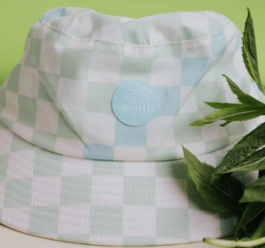 Plow Surf - MINT GREEN CHECKERED SURF HAT