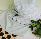 Plow Surf - MINT GREEN CHECKERED SURF HAT