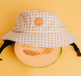 Plow Surf - ORANGE GINGHAM SURF HAT