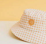 Plow Surf - ORANGE GINGHAM SURF HAT