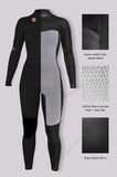 Sisstrevolution 7 Seas 4/3 mm Chest Zip Steamer Orchid