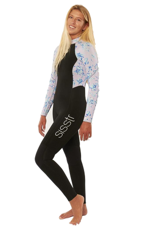 Sisstrevolution Summer Seas 3/2 Back Zip Steamer Orchid