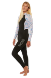 Sisstrevolution Summer Seas 3/2 Back Zip Steamer Orchid