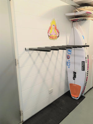Curve Vertical Wall Rack - Aluminum with Padding for SUP or Surfboard