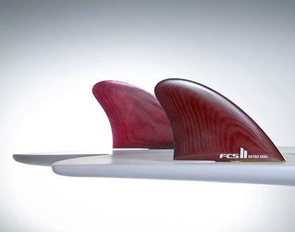 FCS II Retro Keel Twin Fin Set
